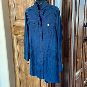 THEORY NWOT Blue Shirtdress 0